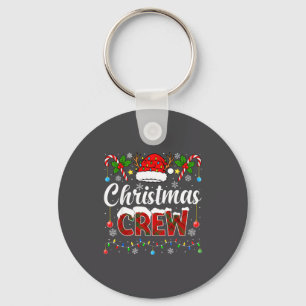 Christmas Crew Holiday Family Xmas Party Matching Key Ring