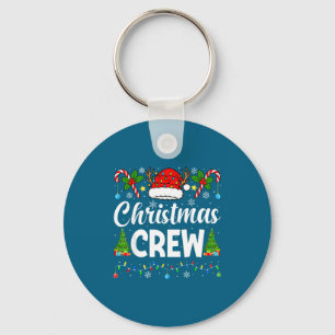 Christmas Crew Holiday Family Xmas Party Matching Key Ring