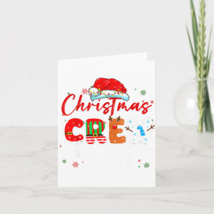 Christmas Crew Making Memories Together Xmas Light Card