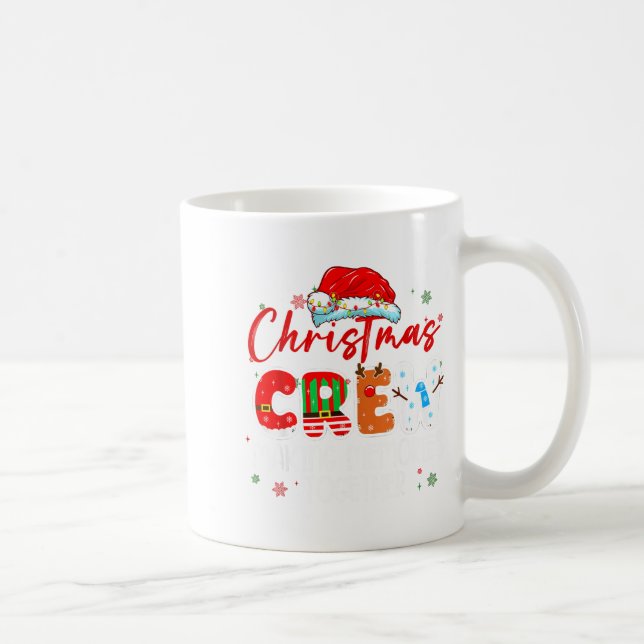 Christmas Crew Making Memories Together Xmas Light Coffee Mug (Right)