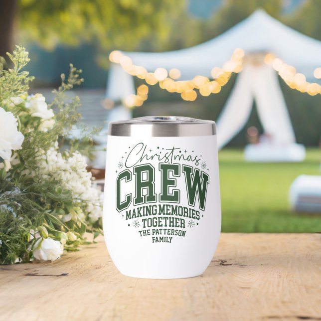 Christmas Crew Personalised Family Name (Wedding (Rotated))