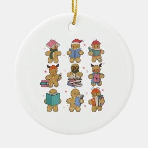 Christmas Crew Santa Gingerbread Nursing Squad  Ceramic Tree Decoration