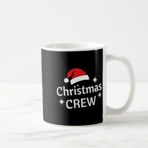 Christmas Crew Santa's Hat Merry Xmas  Coffee Mug