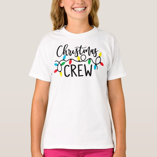 Christmas Crew With Lights-55600 T-Shirt (Front)