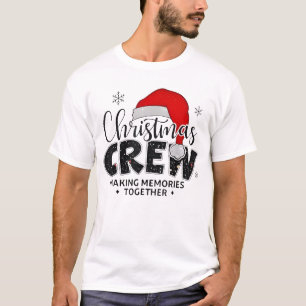Christmas Crew Xmas Lights Family Matching Pajamas T-Shirt
