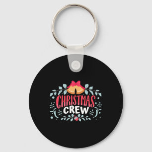 Christmas Crew Xmas Lights Family Matching Pyjamas Key Ring