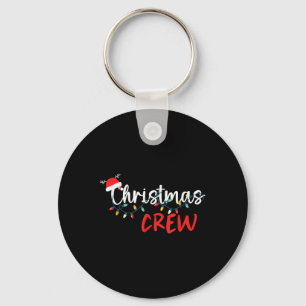 Christmas Crew Xmas Lights Family Matching Pyjamas Key Ring