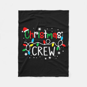 Christmas Crew Xmas Pj Christmas Family Matching P Fleece Blanket