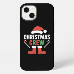 Christmas Crew Xmas Tree Holiday Matching Family iPhone 13 Case