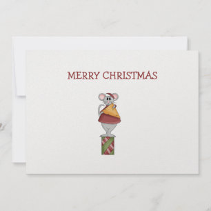 Christmas Critters · Mouse Holiday Card