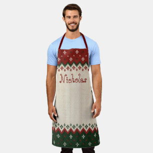 Christmas Crochet Holiday Apron