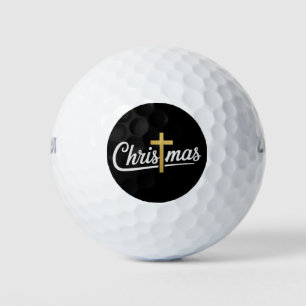Christmas Cross Family Matching Jesus Gift Idea Golf Balls