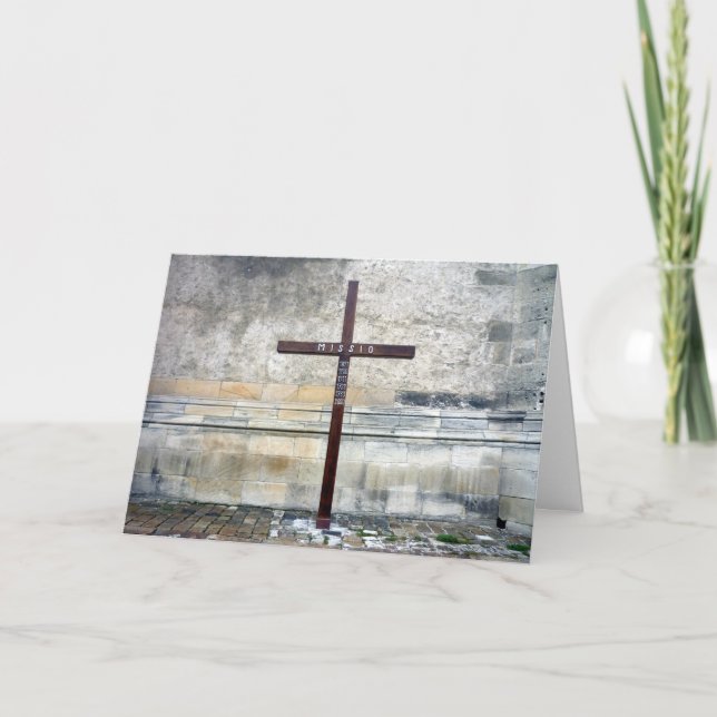 christmas cross holiday card (Front)