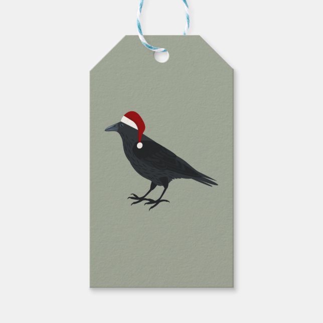 Christmas Crow Gift Tags (Front)