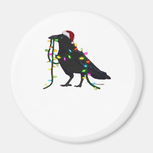 Christmas Crow Tis The Season Magnet