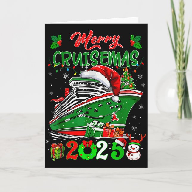 Christmas Cruise 2025 Making Memories For A Lifeti Card (Front)