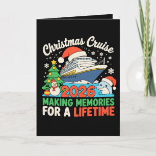 Christmas Cruise 2026 Making Memories For Lifetime Card