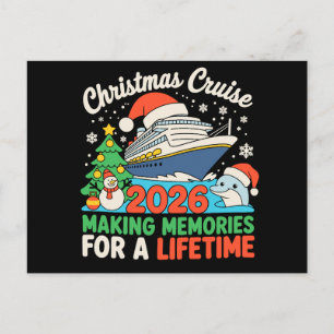 Christmas Cruise 2026 Making Memories For Lifetime Holiday Postcard