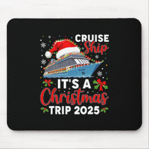 Christmas Cruise Adventure 2025 Mouse Pad