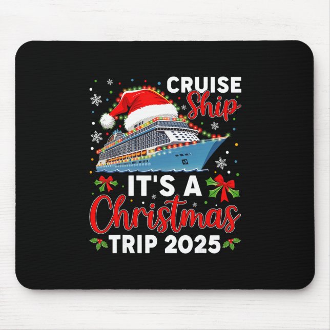 Christmas Cruise Adventure 2025  Mouse Pad (Front)