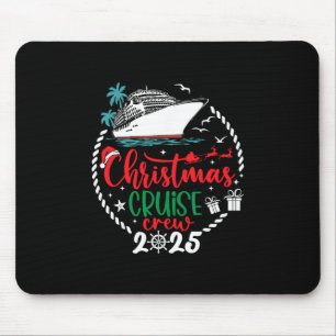 Christmas Cruise Crew 2025 Xmas Family Pajamas Hol Mouse Pad