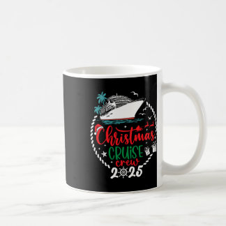 Christmas Cruise Crew 2025 Xmas Family Pyjamas Hol Coffee Mug