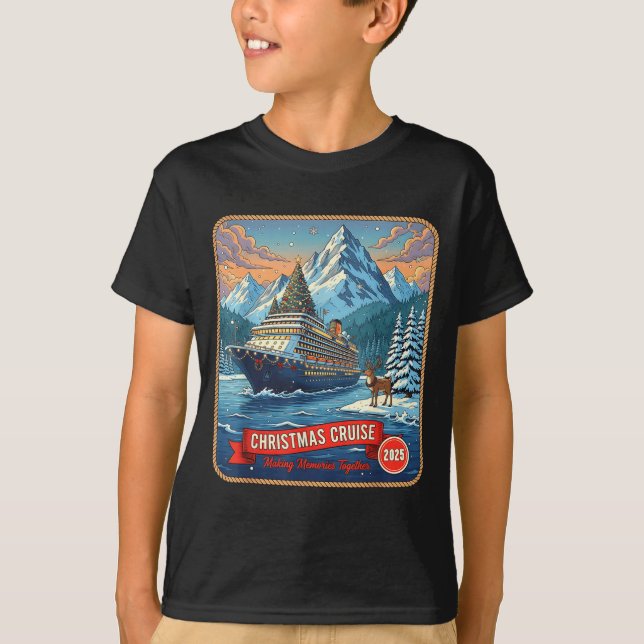 Christmas Cruise Group 2025 Making Memories Cruise T-Shirt (Front)