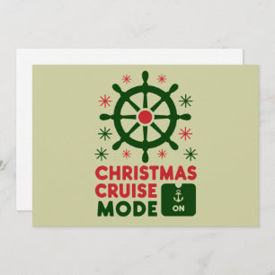 Christmas Cruise Mode On Ship Christmas 2024 Holiday Card