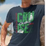 Christmas Cruise Squad Family Custom Year  T-Shirt<br><div class="desc">This design may be personalised in the area provided by changing the photo and/or text. Or it can be customised by clicking Personalise this Template and then choosing the click to customise further option and delete or change the colour of the background, add text, change the text colour or style,...</div>