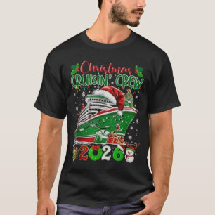 Christmas Cruisin Crew 2026 Matching Family Cruise T-Shirt