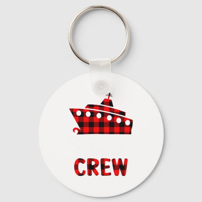 Christmas Cruisin Crew Cruise Matching Family Paja Key Ring (Front)