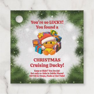 Christmas Cruising Duck Tags