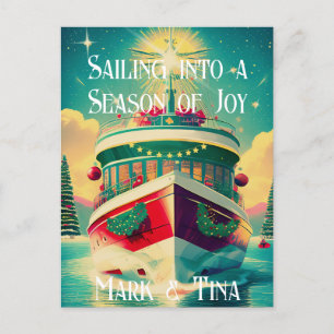 Christmas Cruising Postcard