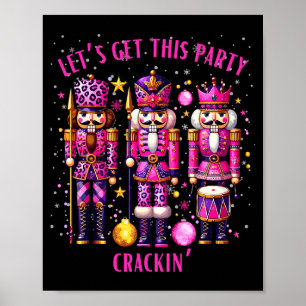 Christmas Crushing It Nutcracker - Funny Retro Ugl Poster