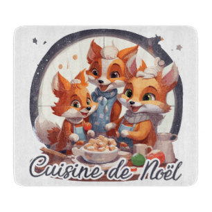 Christmas cuisine cutting board