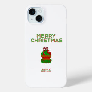 Christmas Cupcake Apple iPhone 15 Plus Case