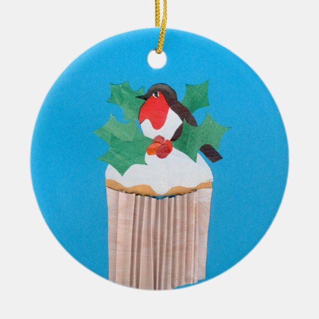 Christmas Cupcake Ornament (Front)