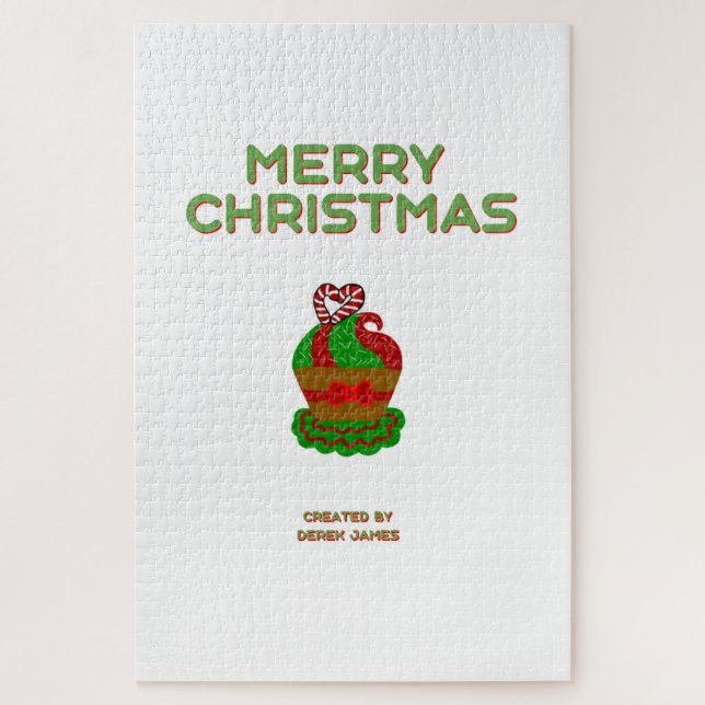 Christmas Cupcake Puzzle (50.8 cm x 76.2 cm) (Vertical)