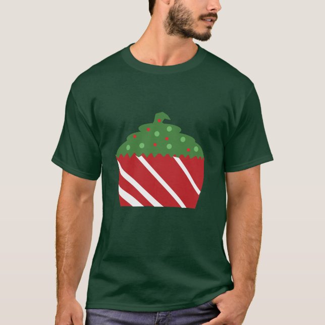 Christmas Cupcake T-Shirt (Front)