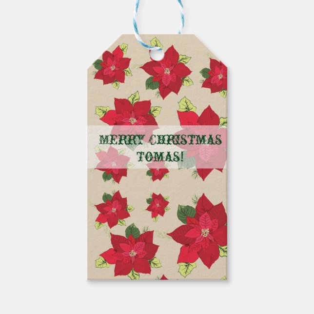 Christmas Custom Gift Tags (Front)