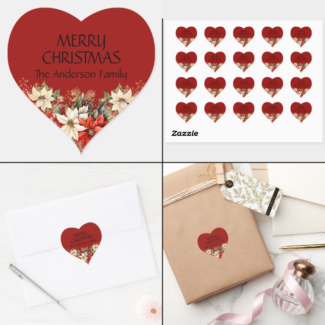 Christmas Custom  Heart Sticker (Creator Uploaded)