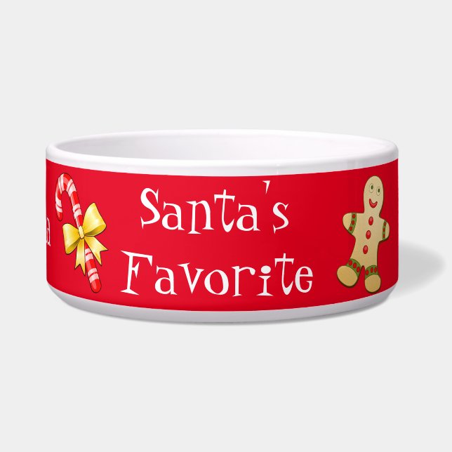 Christmas Custom Pet Bowl (Front)
