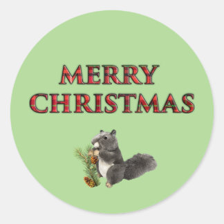 Christmas cute animal stickers