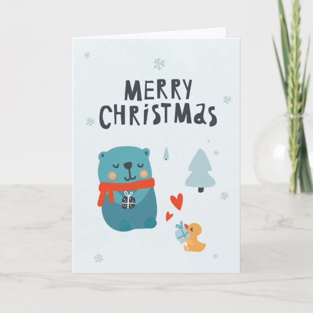 Christmas Cute card (Front)