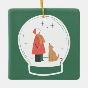  Christmas Cute  Ceramic Ornament