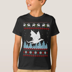 Christmas Cute Dragon Ugly Sweater Xmas