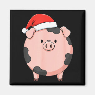 Christmas Cute G Round Nk G Holiday Art Magnet