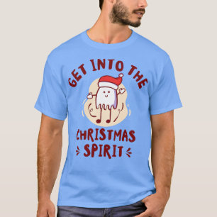 Christmas Cute Ghost Halloween Christmas Spirit Sa T-Shirt