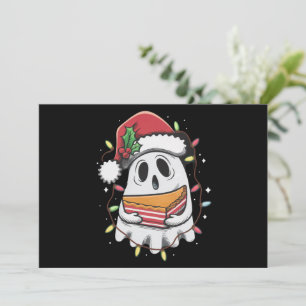 Christmas Cute Ghost Santa Party Xmas Holiday