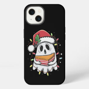 Christmas Cute Ghost Santa Party Xmas Holiday iPhone 13 Case